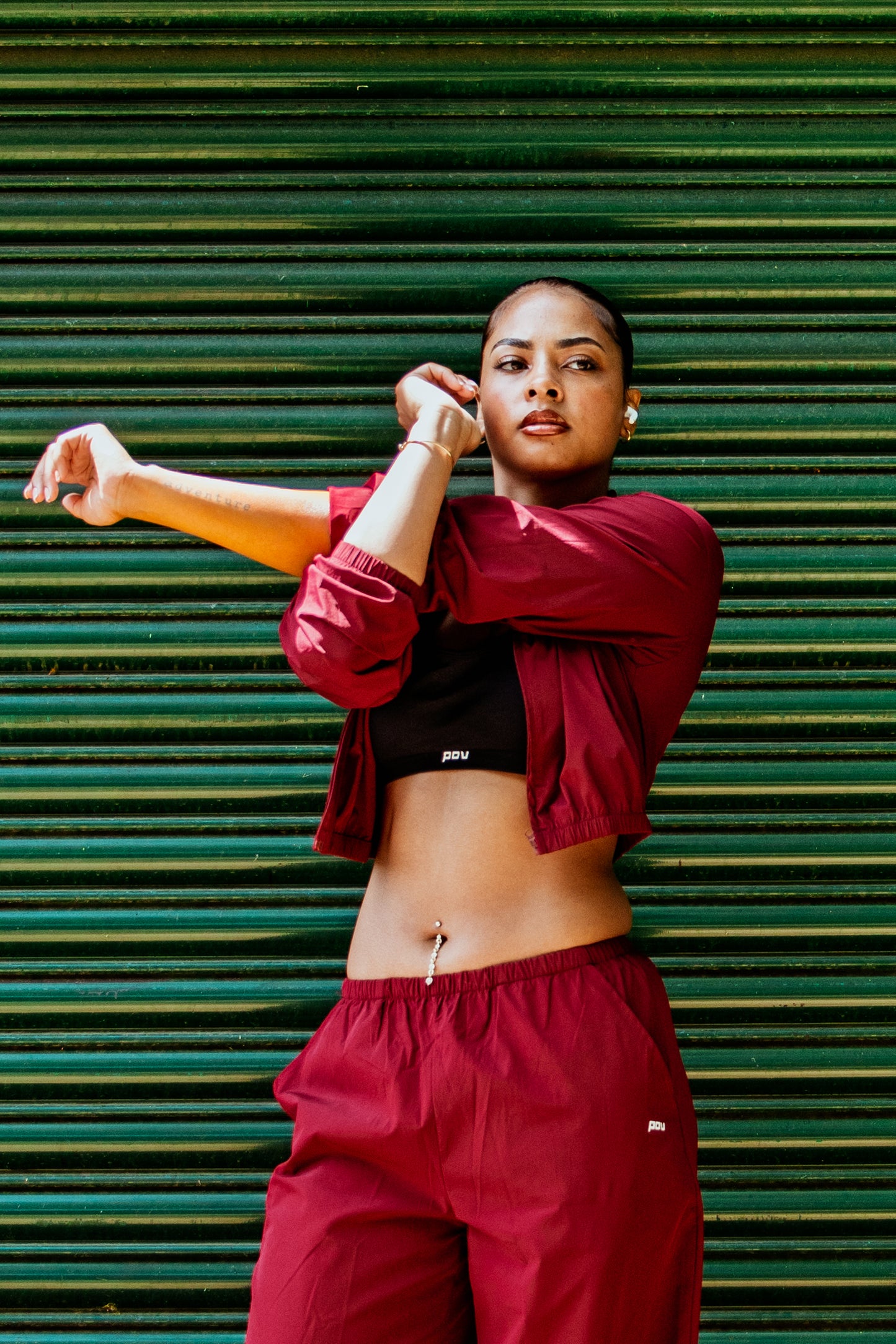 TRACK JACKET | BURGUNDY