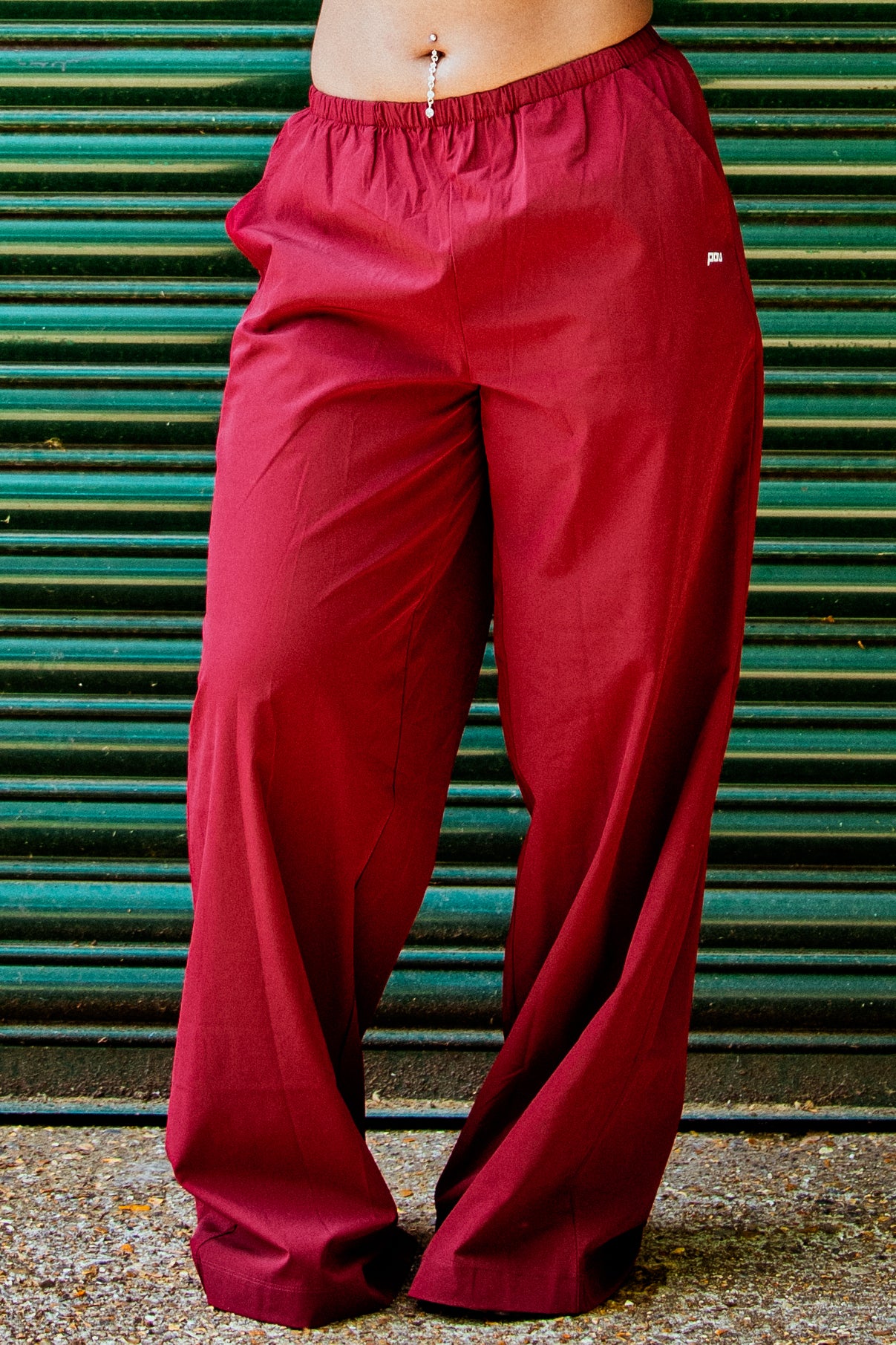 TRACK BOTTOMS | BURGUNDY