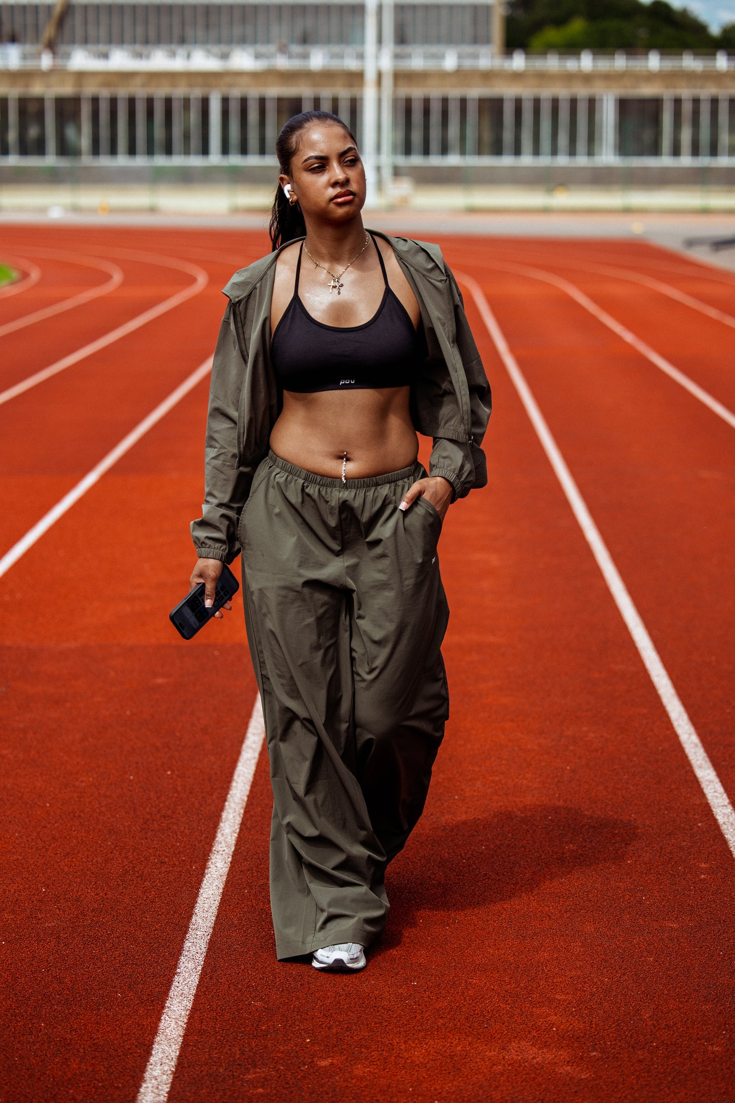 TRACK BOTTOMS | KHAKI