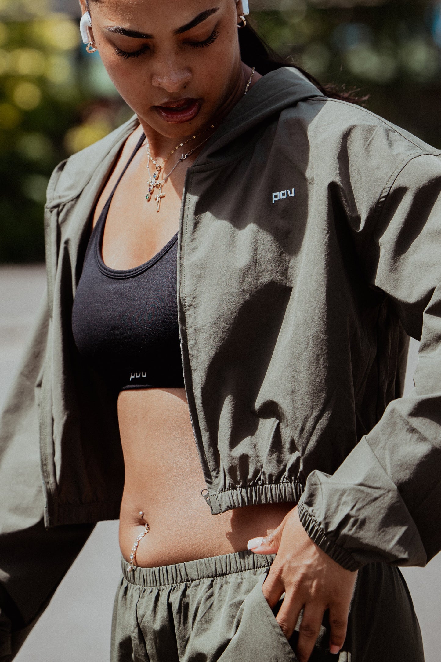TRACK JACKET | KHAKI