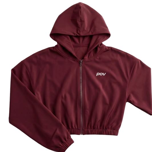 TRACK JACKET | BURGUNDY