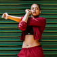 TRACK JACKET | BURGUNDY