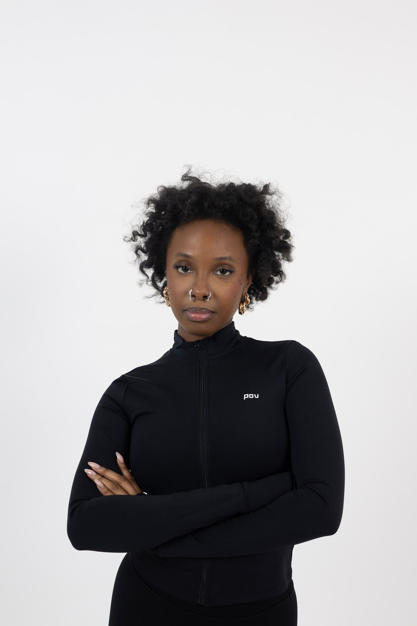 ZIP UP JACKET - ONYX