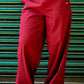 TRACK BOTTOMS | BURGUNDY